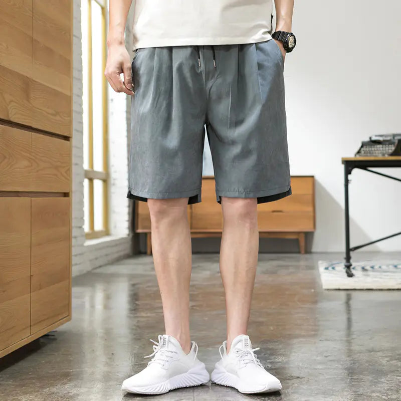 Trendy Loose Korean Style Five-Point Pants